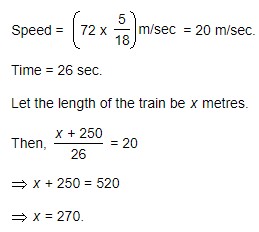 length of the goods train is